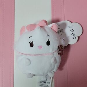 Disney Pink and White Ufufy Plush Toy - Marie - Aristocats